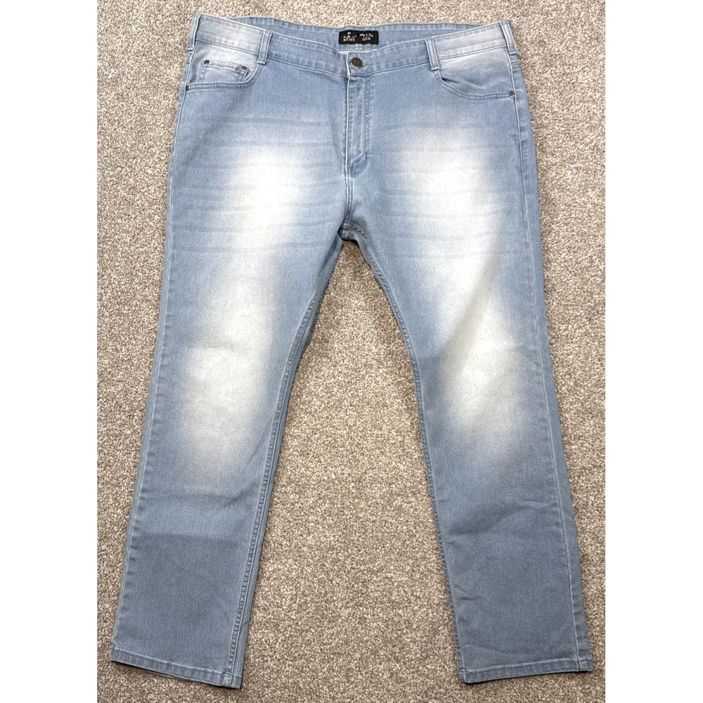 Public Record Slim Fit Jeans Men's 40x30 Light‎ Blue Stretch Denim